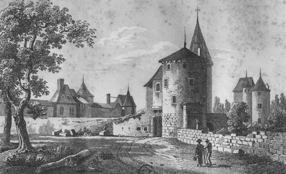 Ansicht des Schlosses Montaigne